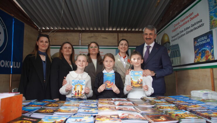 Çocuk yazarlardan anlamlı bağış