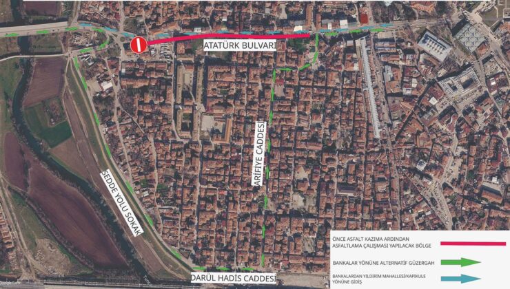 Dikkat! Araç trafiğine kapalı olacak