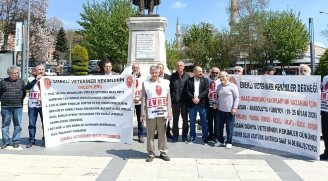 “Seyyanen zam emekli veteriner hekimlere de verilsin”