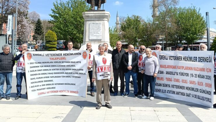 “Seyyanen zam emekli veteriner hekimlere de verilsin”