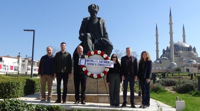 Edirne’de Mimar Sinan anıldı