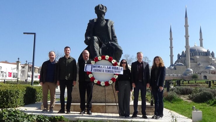 Edirne’de Mimar Sinan anıldı