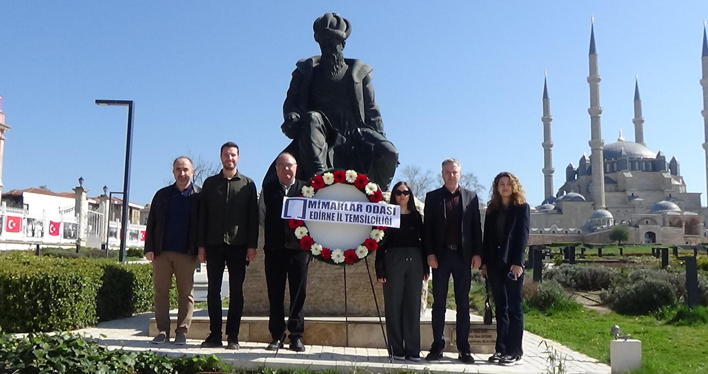 Edirne’de Mimar Sinan anıldı