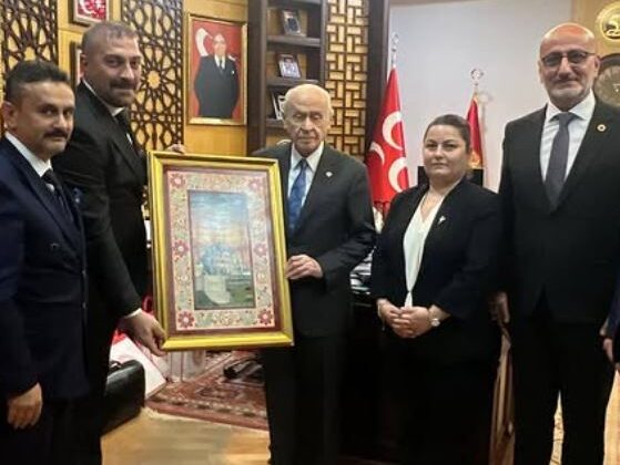 MHP Lideri Bahçeli’ye ziyaret