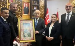 MHP Lideri Bahçeli’ye ziyaret