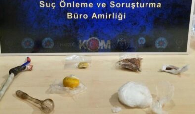 Evinde uyuşturucu bulunan şüpheli tutuklandı