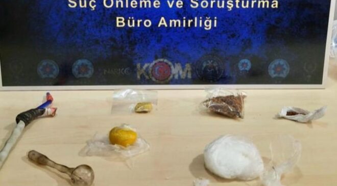 Evinde uyuşturucu bulunan şüpheli tutuklandı