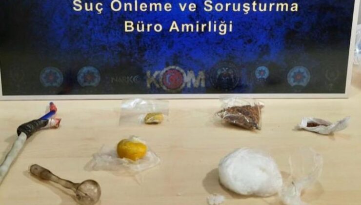 Evinde uyuşturucu bulunan şüpheli tutuklandı