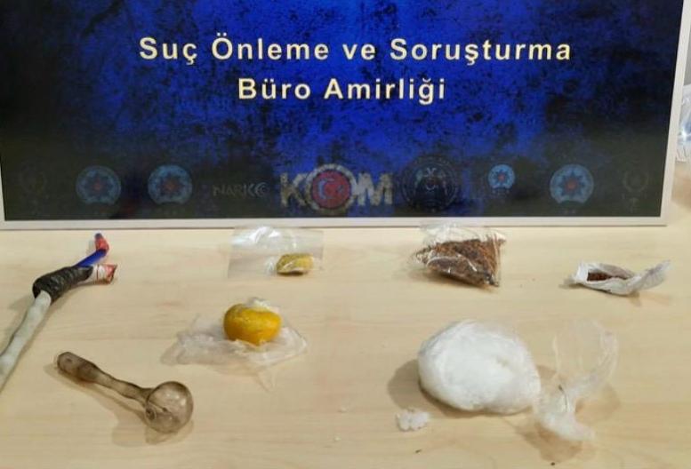 Evinde uyuşturucu bulunan şüpheli tutuklandı