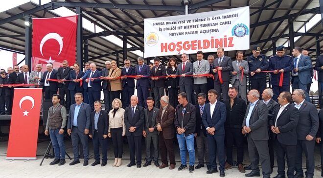 Havsa Hayvan Pazarı açıldı