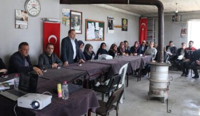 İpek böceği yetiştiriciliği eğitimi verildi