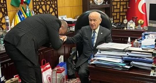 MHP Lideri Bahçeli’ye ziyaret