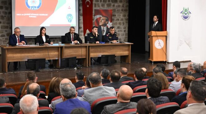 Okul güvenliği toplantısı yapıldı