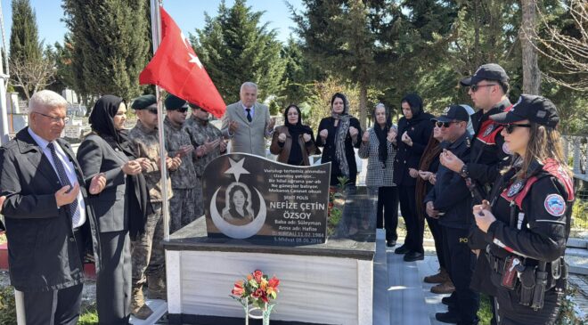 Polis Haftası’nda şehitler anıldı
