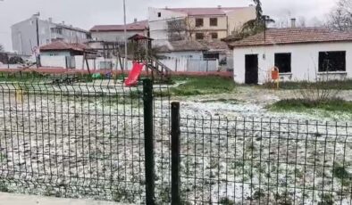 Süloğlu’nu dolu vurdu