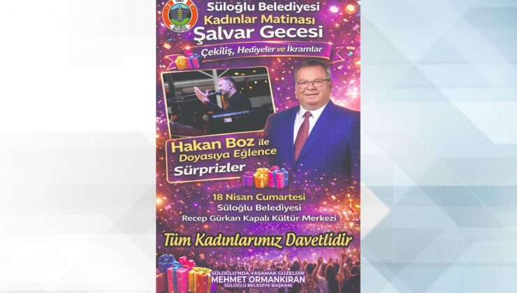 Süloğlu’nda şalvar gecesi