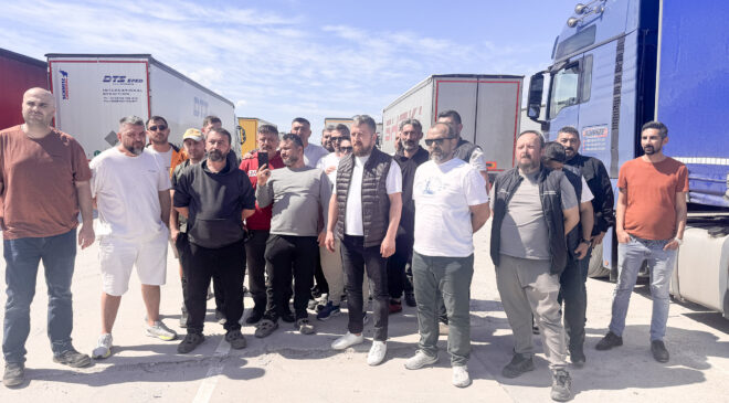 TIR’cılar bekleme süresinden şikayetçi
