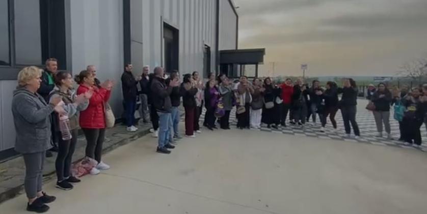 TYH Tekstil’de işçiler eyleme başladı