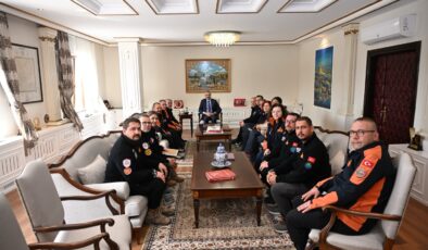 Afet gönüllülerinden ziyaret