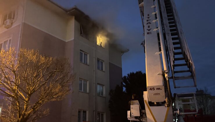 Eski TOKİ’de yangın