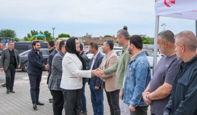 İba, yağmur ve şükür duasına katıldı