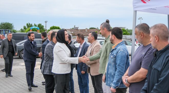 İba, yağmur ve şükür duasına katıldı
