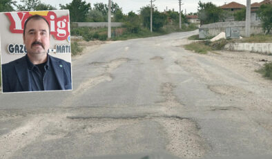 Ağır tonajlı araçlar köy yollarını delik deşik etti
