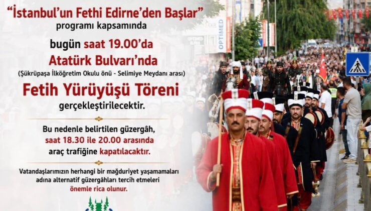 Atatürk Bulvarı trafiğe kapatılacak