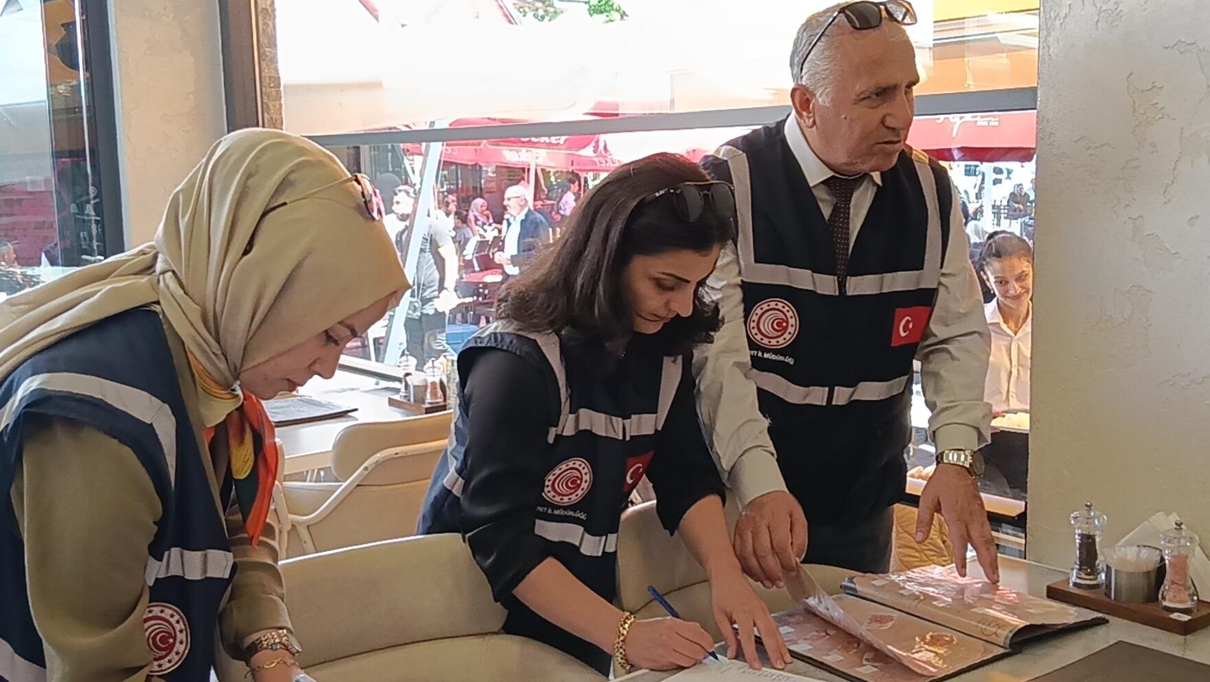 Bayram öncesi esnafa denetim