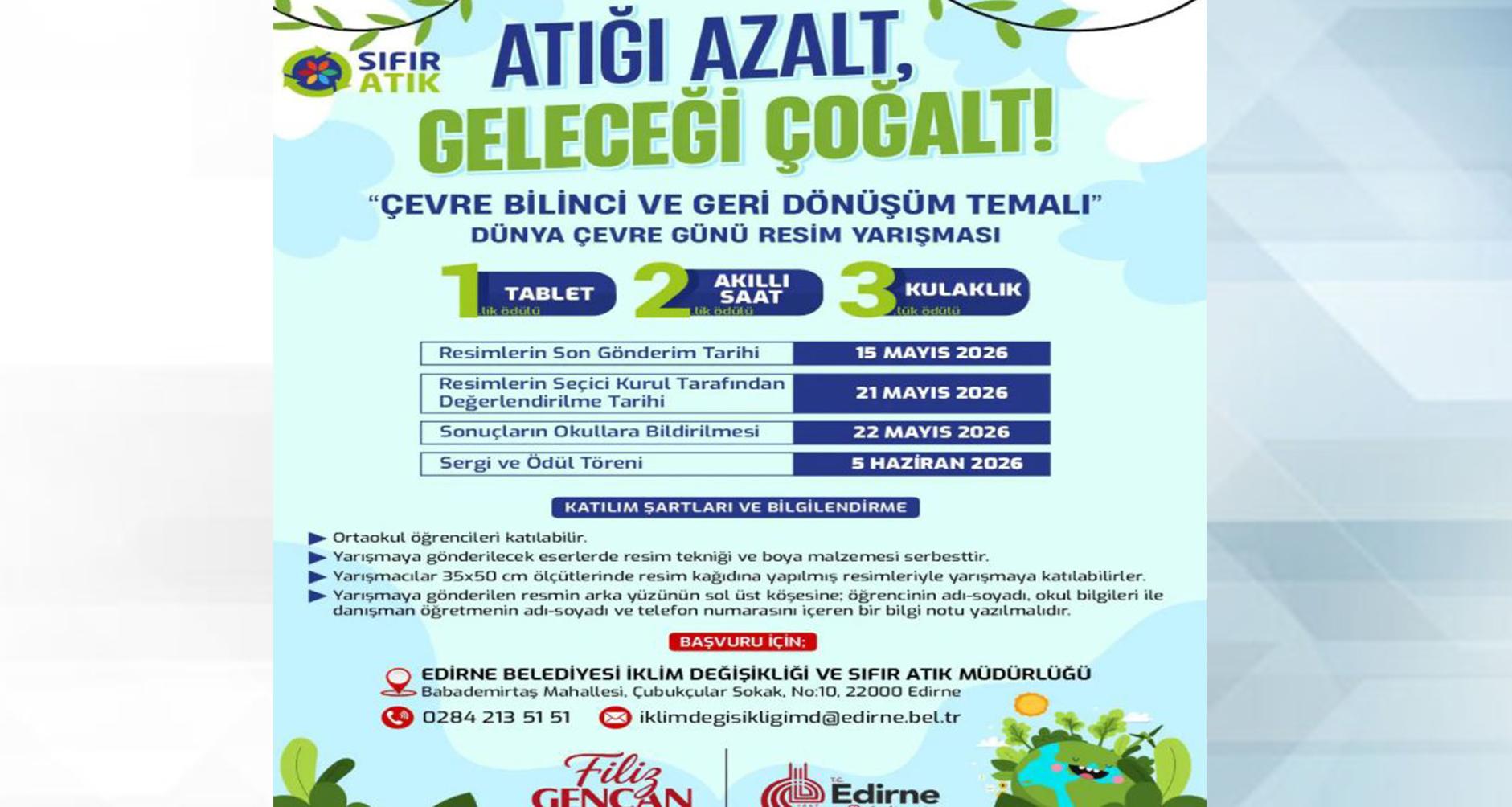 Belediyeden resim yarışması