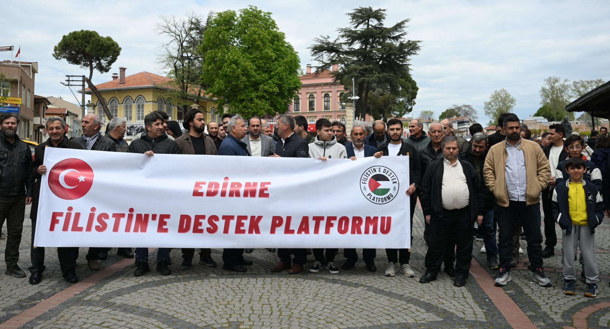 İsrail’e protesto