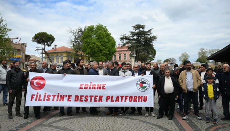 İsrail’e protesto