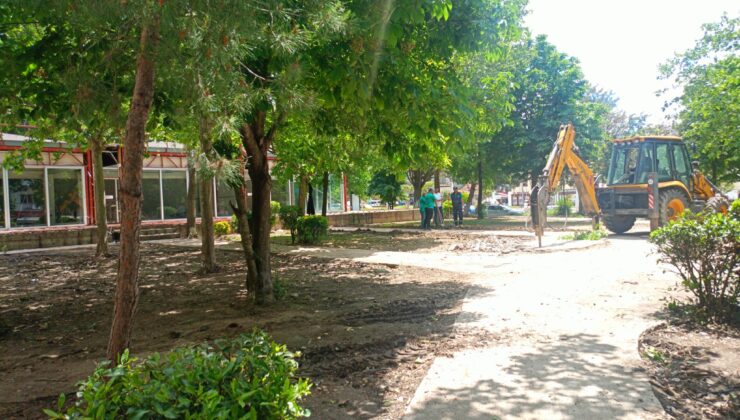 Belediye, kafe yapım çalışmasına başladı