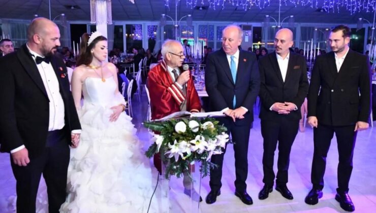 Muharrem İnce, nikah şahidi oldu
