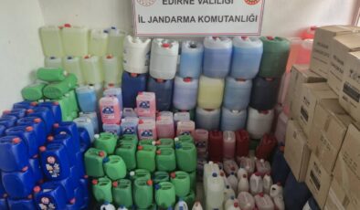 Sahte deterjan operasyonu