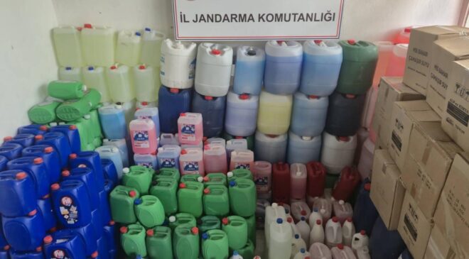 Sahte deterjan operasyonu