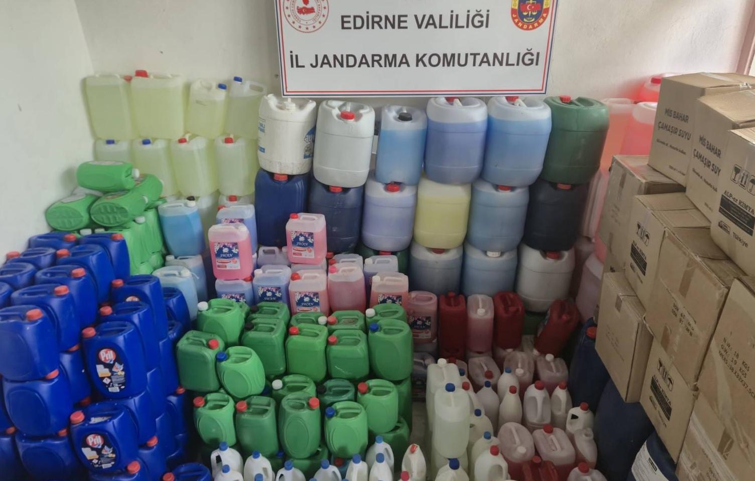 Sahte deterjan operasyonu