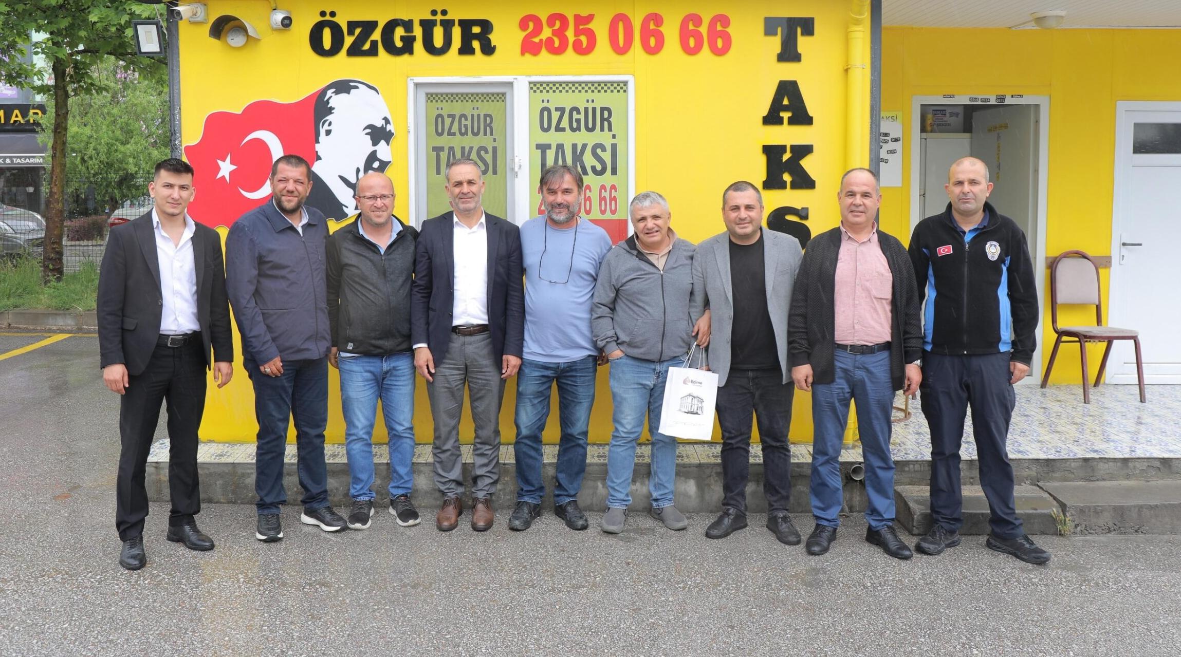 Taksici esnafına bayram ziyareti