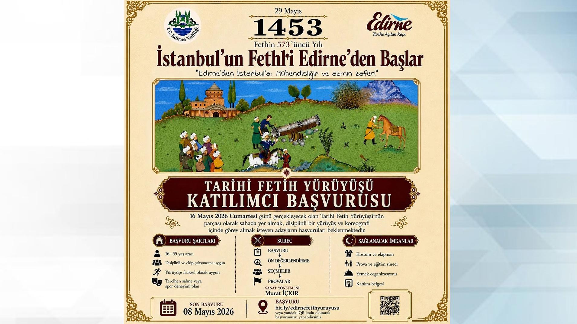 Tarihi Fetih Yürüyüşü yapılacak