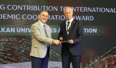 Trakya Üniversitesi’ne Tiran’dan ödül
