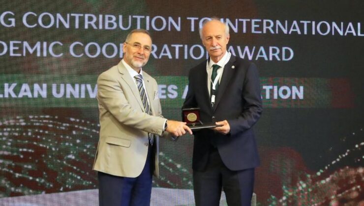 Trakya Üniversitesi’ne Tiran’dan ödül