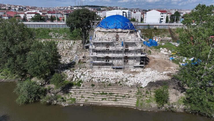 Kasımpaşa Camisi’nin zemini güçlendiriliyor