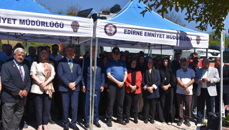 Şehit polis kabri başında anıldı