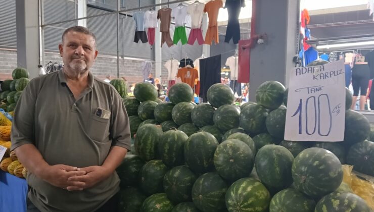 Karpuzun tanesi 100 lira