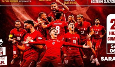 A Milli takım heyecanı Sarayiçi’nde yaşanacak