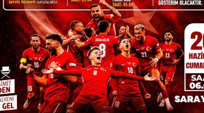 A Milli takım heyecanı Sarayiçi’nde yaşanacak