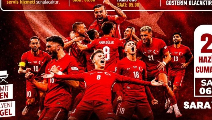 A Milli takım heyecanı Sarayiçi’nde yaşanacak