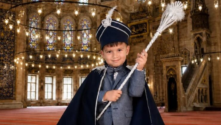 Ahmet Hüseyin sünnet oldu