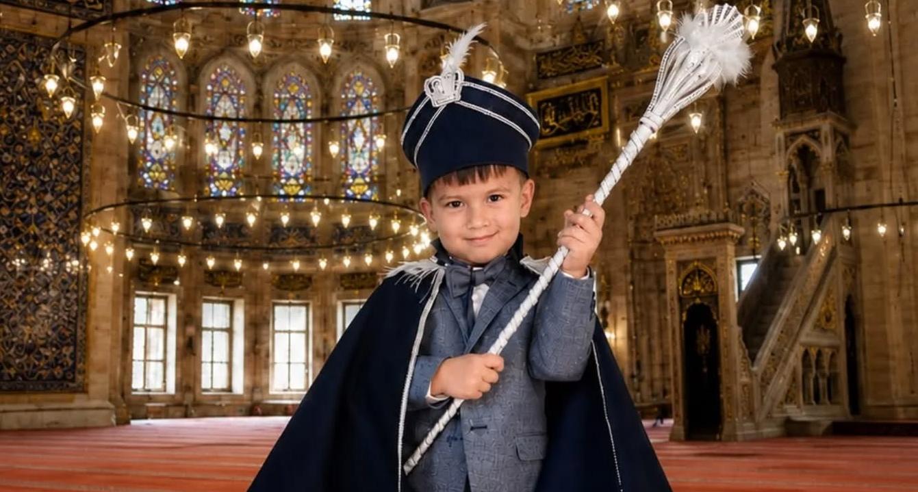 Ahmet Hüseyin sünnet oldu