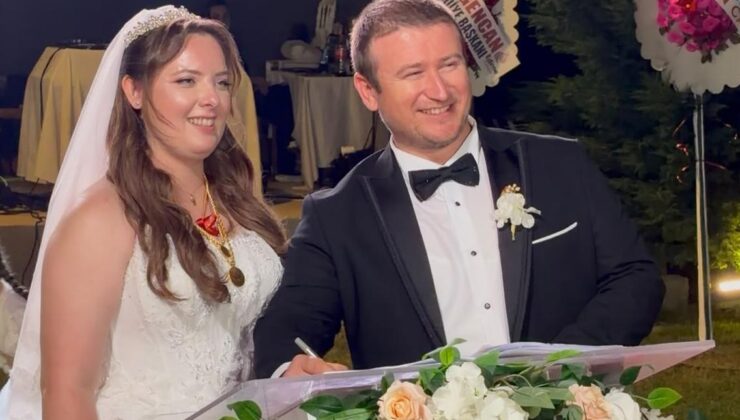 Betül ile Olcay’a mutluluklar